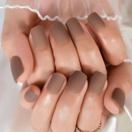 Muted Mocha Press On Nails