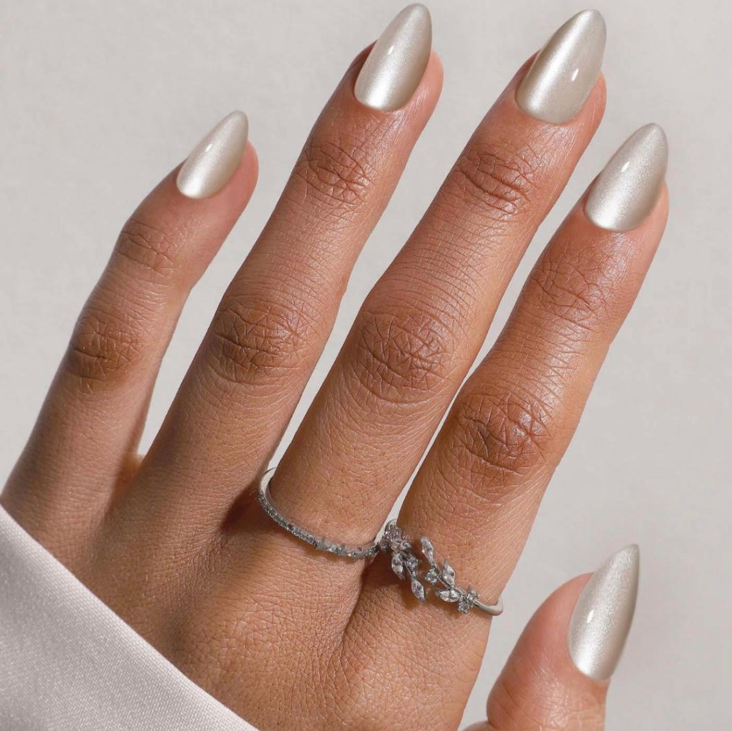 Moon dust Soft Gel Press On Nails