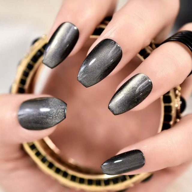 Midnight Magnet Soft Gel Press On Nails