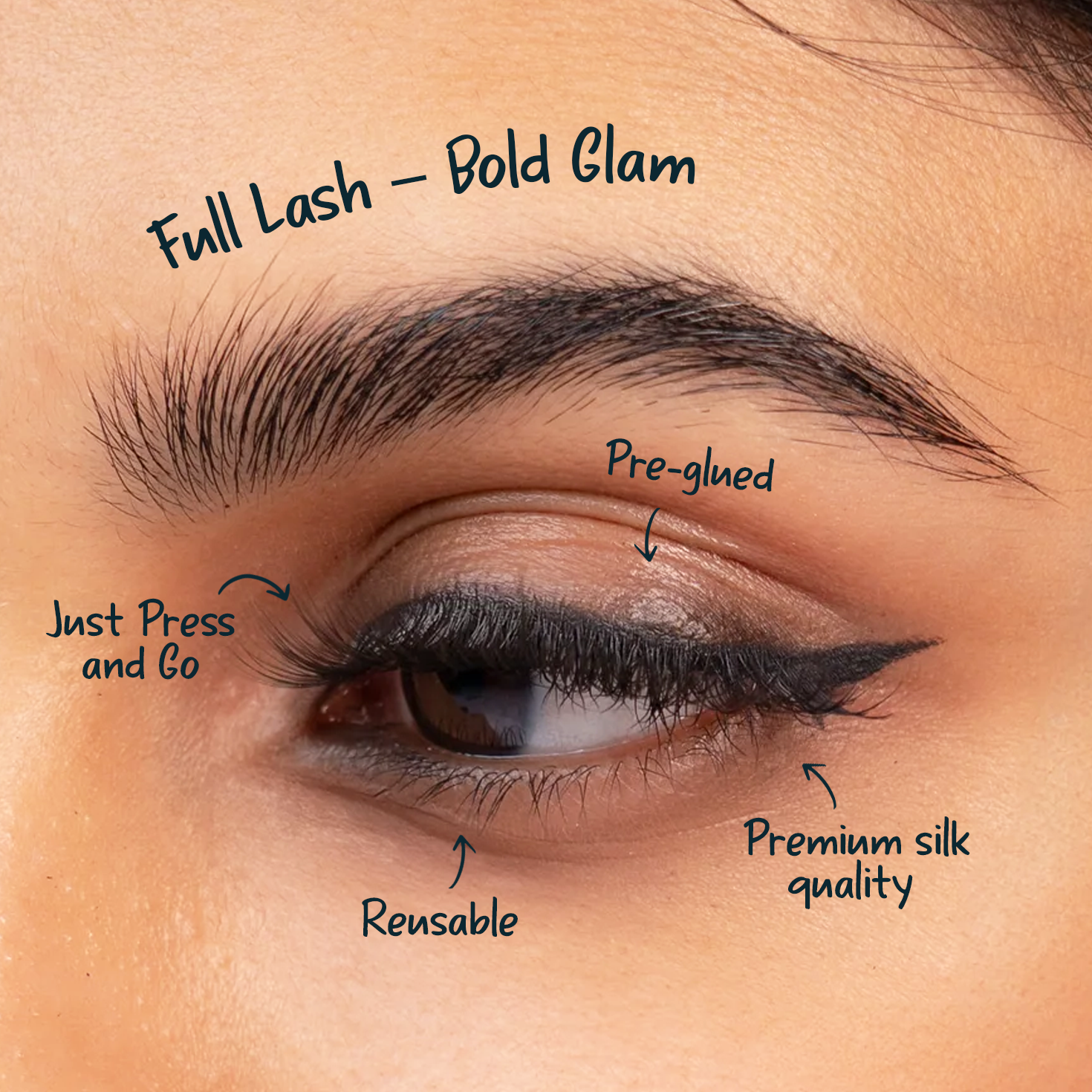 Full Lash – Bold Glam (Medium) - Pre-Glued