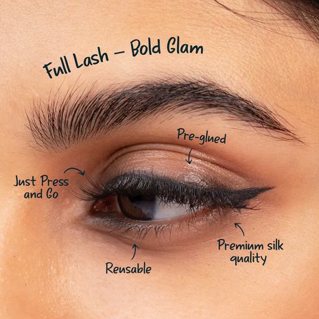 Full Lash – Bold Glam (Medium) - Pre-Glued
