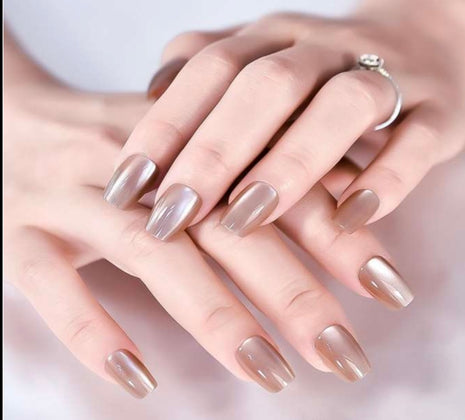 Golden Hour Glam Soft Gel Press On Nails