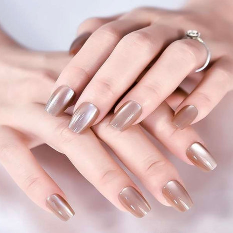 Golden Hour Glam Soft Gel Press On Nails