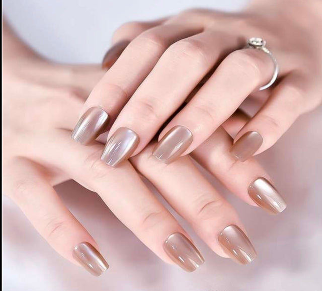 Golden Hour Glam Soft Gel Press On Nails