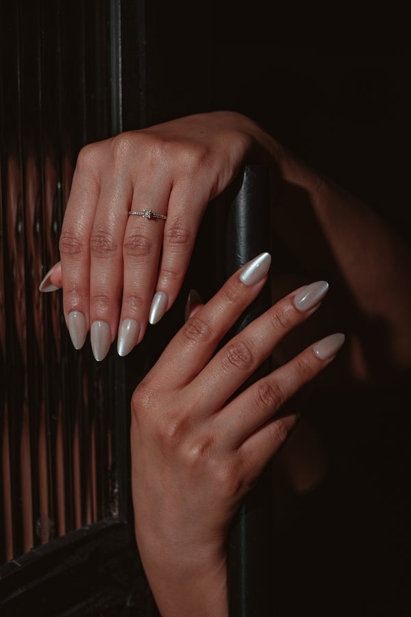 Moon dust Soft Gel Press On Nails