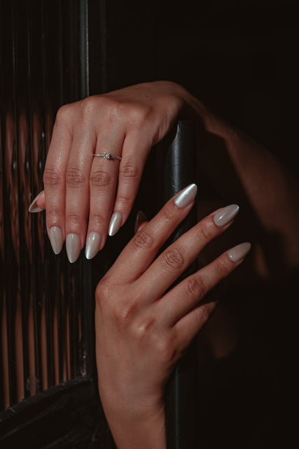 Moon dust Soft Gel Press On Nails