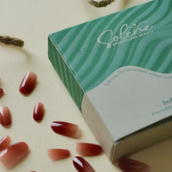 Toffee Glaze Press On Nails
