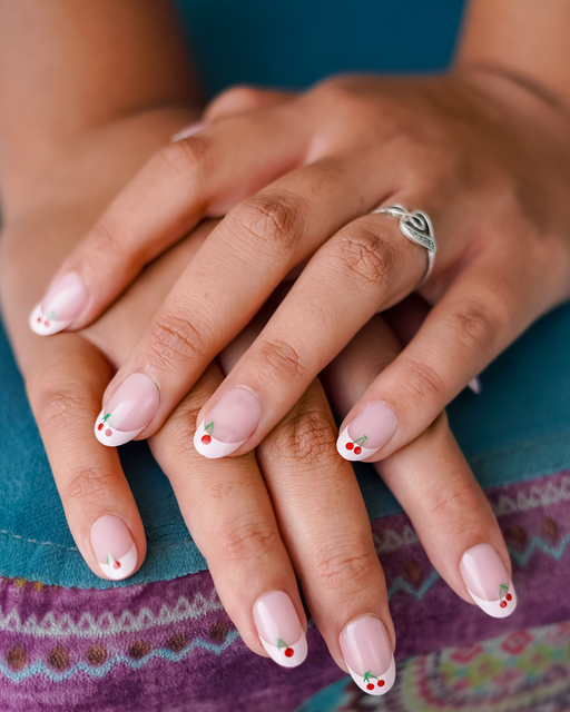Cherry Blossom Soft Gel Press On Nails
