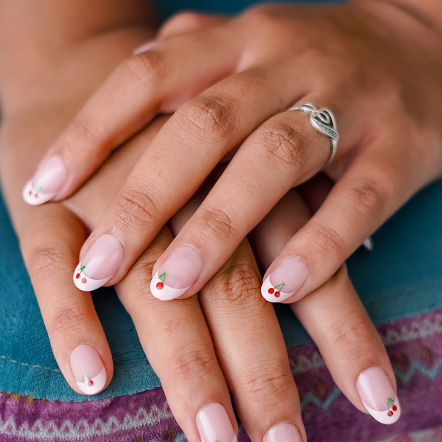 Cherry Blossom Soft Gel Press On Nails