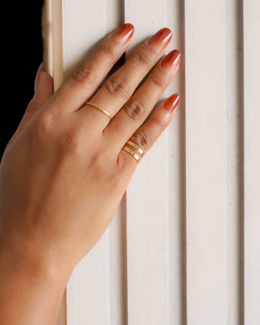 Toffee Glaze Press On Nails