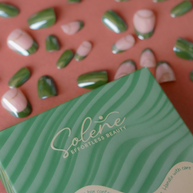 Olive Eclipse Soft Gel Press On Nails