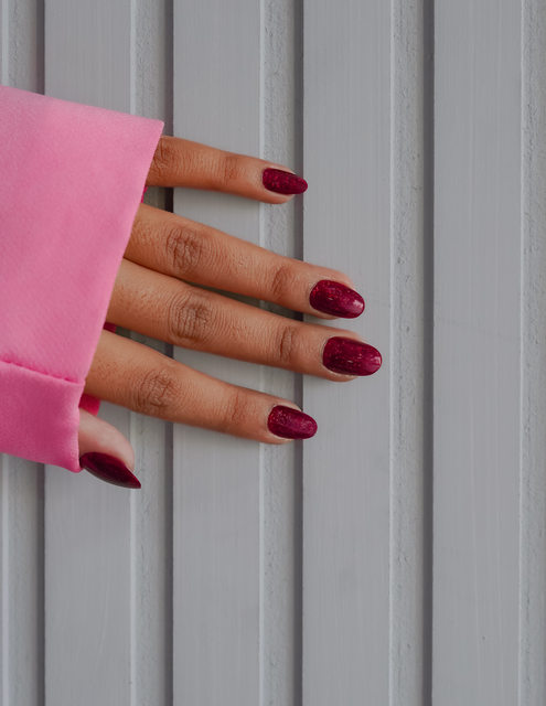 Witching Red Press On Nails