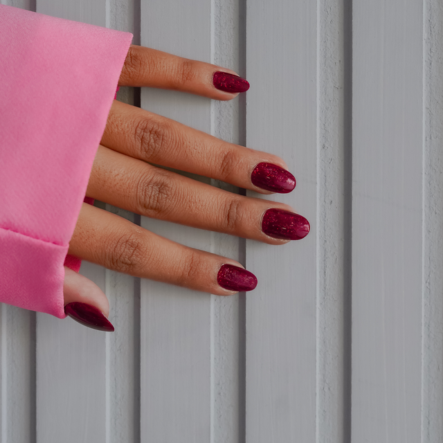 Witching Red Press On Nails