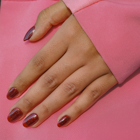 Witching Red Press On Nails