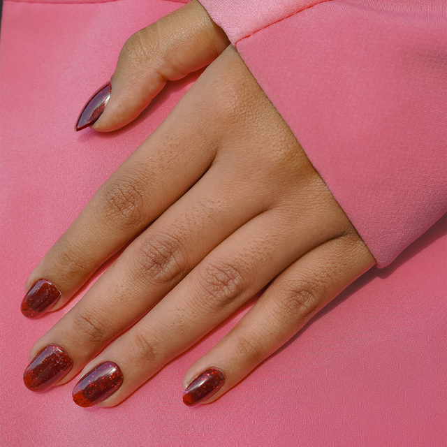 Witching Red Press On Nails