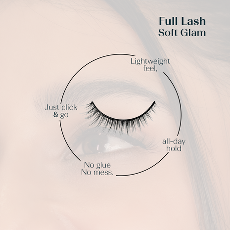 Full Lash – Soft Glam (Light) - Pre-Glued