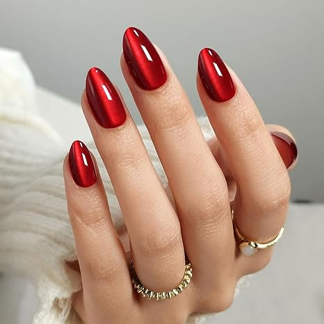 Ruby Glaze Soft Gel Press on Nails