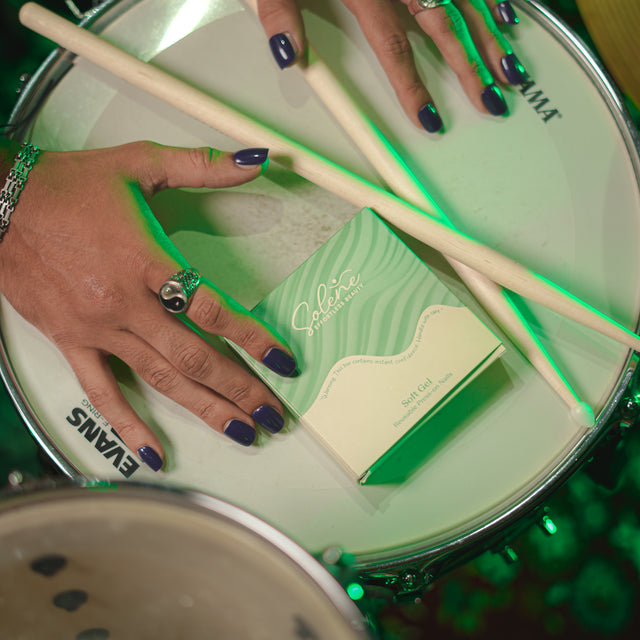 Ink Drip Soft Gel Press On Nails