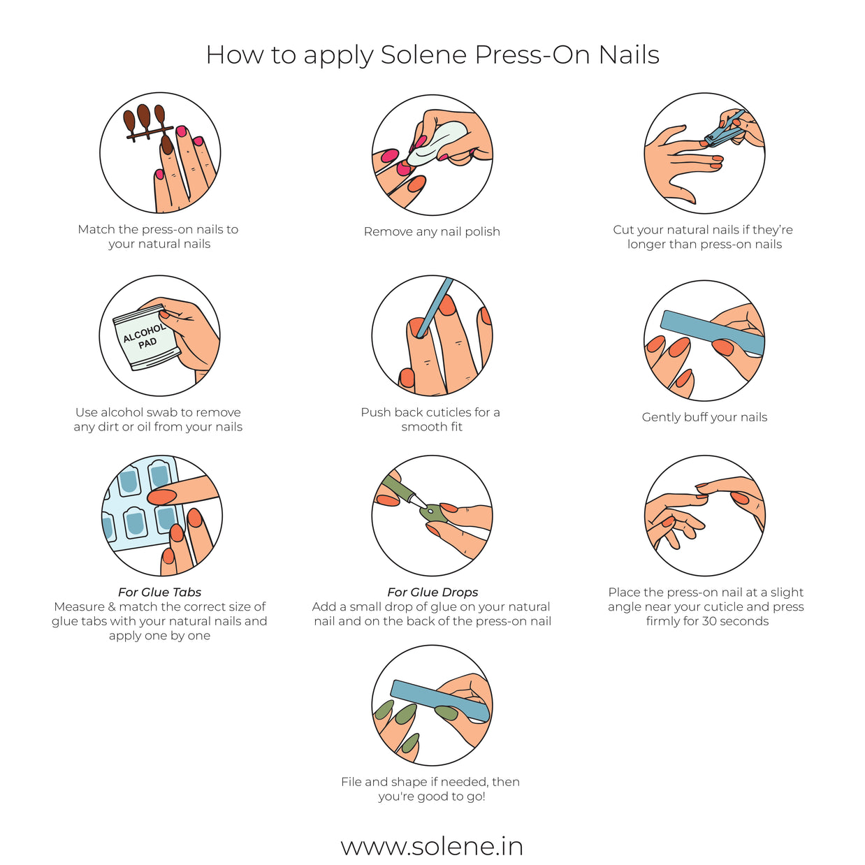 Elsa magic Soft Gel Press On Nails