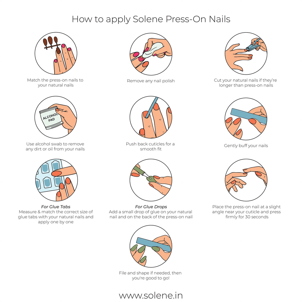 Elsa magic Soft Gel Press On Nails