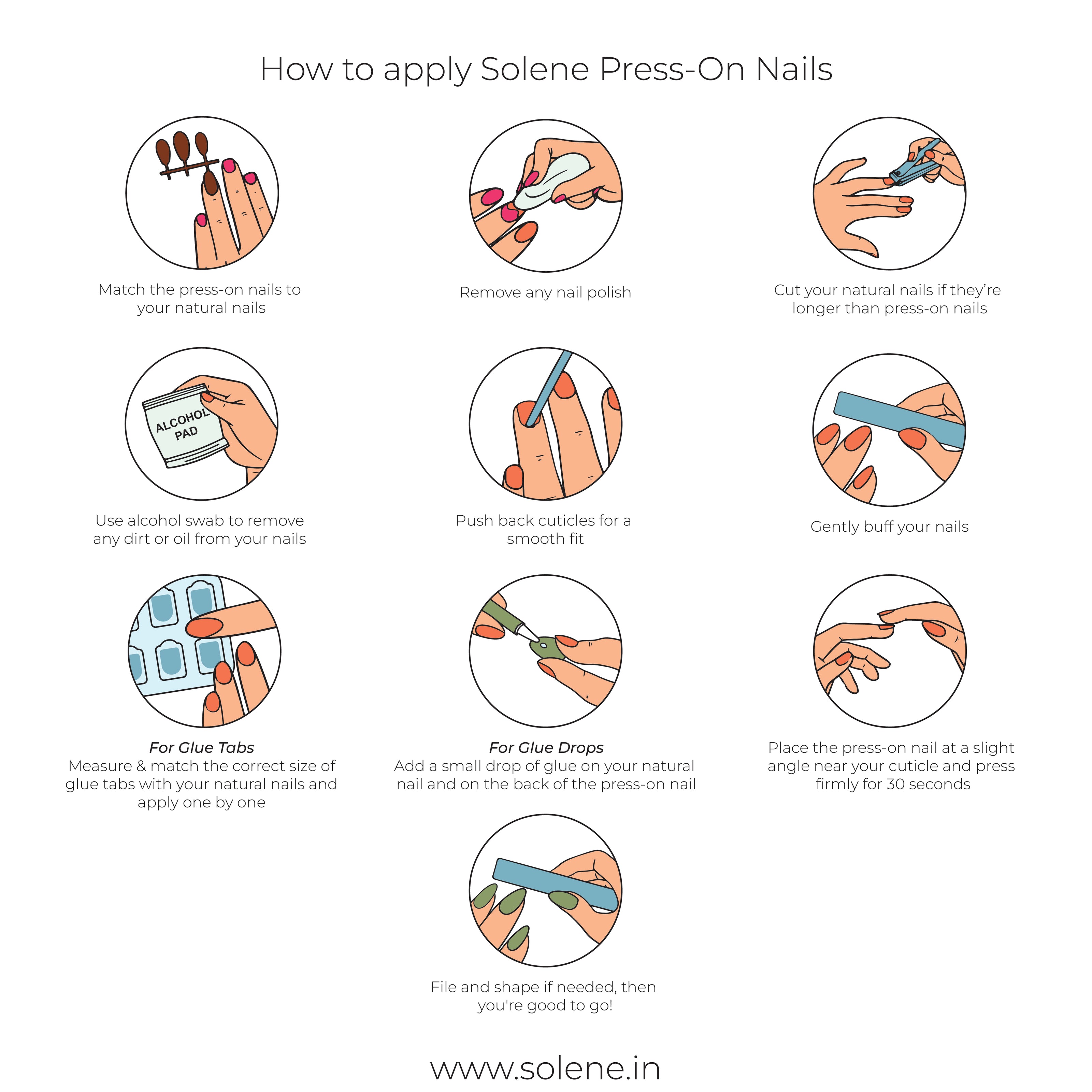 Elsa magic Soft Gel Press On Nails