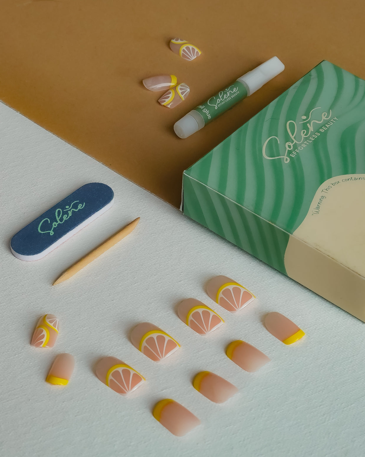Sorrento Slice Press On Nails