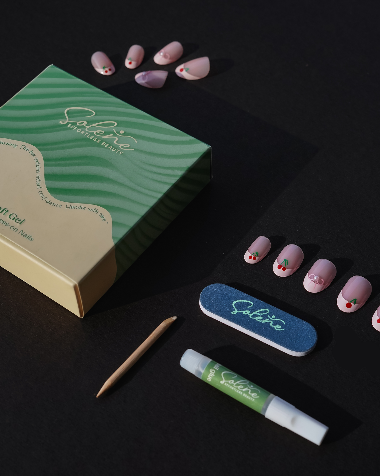 Cherry Blossom Soft Gel Press On Nails