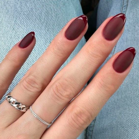 Cabernet Kiss Soft Gel Press On Nails