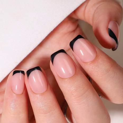 French Noir Soft Gel Press On Nails