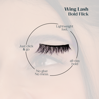 Wing Lash – Bold Flick (Medium) - Pre-Glued