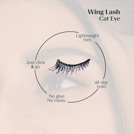 Wing Lash – Cat Eye (Medium) - Pre-Glued