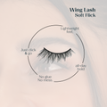 Wing Lash – Soft Flick (Light) - Pre-Glued