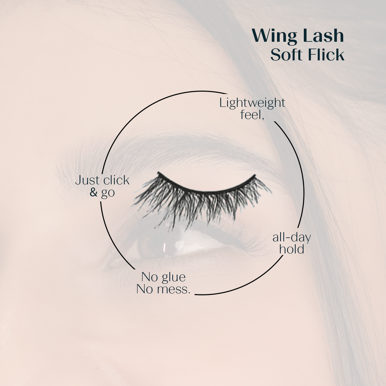 Wing Lash – Soft Flick (Light) - Pre-Glued