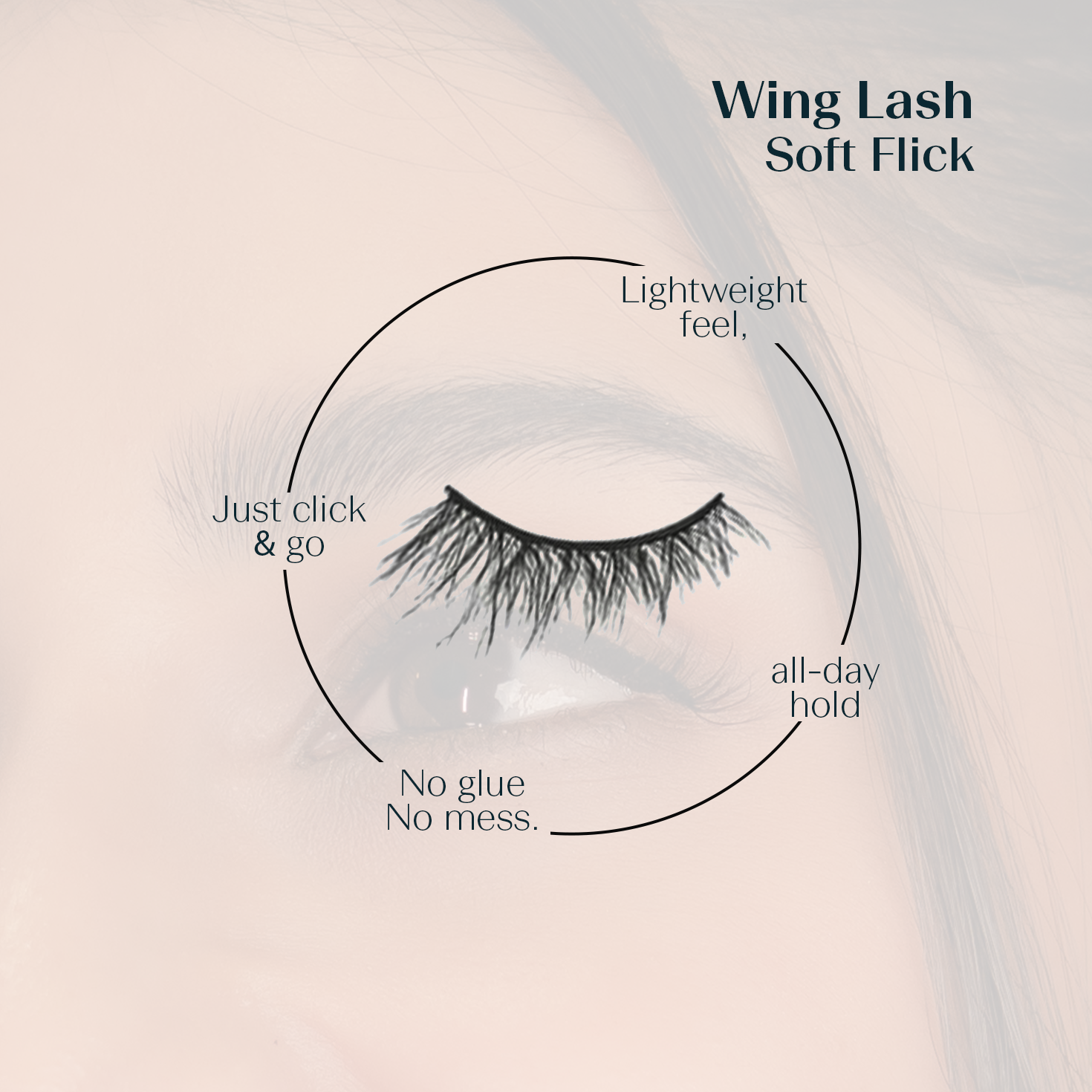 Wing Lash – Soft Flick (Light) - Pre-Glued