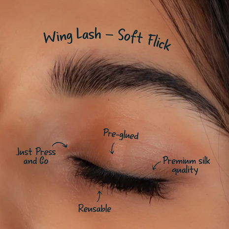 Wing Lash – Soft Flick (Light) - Pre-Glued